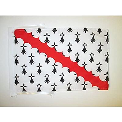 AZ FLAG Flagge Grafschaft Broërec 45x30 cm Mit Kordel Comté De Broërec Fahne 30 x 45 Cm Flaggen AZ FLAG Flagge Grafschaft Broërec 45x30 cm Mit Kordel Comté De Broërec Fahne 30 x 45 Cm Flaggen