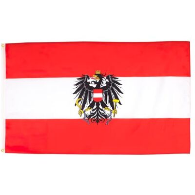 AZ FLAG Flagge Österreich mit Adler 150x90 cm Leichtes Polyester 2 Ösen AZ FLAG Flagge Österreich mit Adler 150x90 cm Leichtes Polyester 2 Ösen
