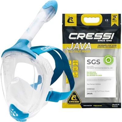 CRESSI seit 1946 Java Compact Fit Schnorchelmaske Erwachsene CRESSI seit 1946 Java Compact Fit Schnorchelmaske Erwachsene