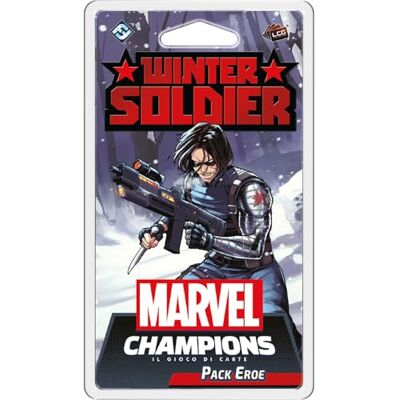 Asmodee , Marvel Champions Das Kartenspiel: Winter Soldier, Pack Held, Erweiterung des Brettspiels, ab 14 Jahren, 1-4 Spieler, italienische Ausgabe Asmodee , Marvel Champions Das Kartenspiel: Winter Soldier, Pack Held, Erweiterung des Brettspiels, ab 14 Jahren, 1-4 Spieler, italienische Ausgabe
