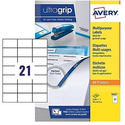 Avery 3652 Universal-Etikette (A4) Avery 3652 Universal-Etikette (A4)