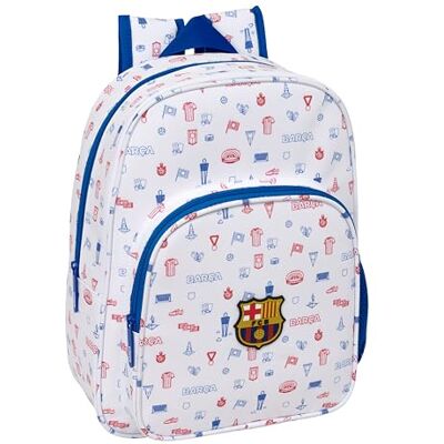 safta F.C. Barcelona Vorschulrucksack für Kinder, Cartoon, Kinderrucksack, anpassbar an Kinderwagen, ideal für Kinder im Schulalter, bequem und vielseitig, Qualität und Widerstandsfähigkeit, 26 x 11 x 34 cm safta F.C. Barcelona Vorschulrucksack für Kinder, Cartoon, Kinderrucksack, anpassbar an Kinderwagen, ideal für Kinder im Schulalter, bequem und vielseitig, Qualität und Widerstandsfähigkeit, 26 x 11 x 34 cm