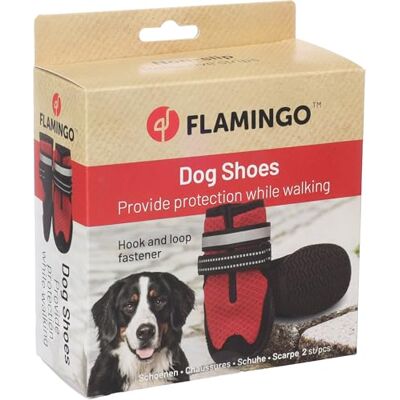 Flamingo hundeschuhe Gayo 2 Stück rot XXXL 9,7x8,5x15,9 cm atmungsaktives Mesh Harte Sohle rutschfest reflektierend Flamingo hundeschuhe Gayo 2 Stück rot XXXL 9,7x8,5x15,9 cm atmungsaktives Mesh Harte Sohle rutschfest reflektierend