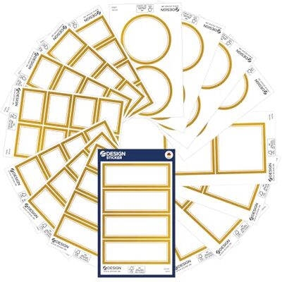 Avery Art. 51058 Etiketten selbstklebend gold (64 Bordüre-Aufkleber, handbeschriftbar, leicht wiederablösbare Goldaufkleber für Hochzeit, Weihnachten, Marmeladengläser, Geschenke, Gewürze) Avery Art. 51058 Etiketten selbstklebend gold (64 Bordüre-Aufkleber, handbeschriftbar, leicht wiederablösbare Goldaufkleber für Hochzeit, Weihnachten, Marmeladengläser, Geschenke, Gewürze)