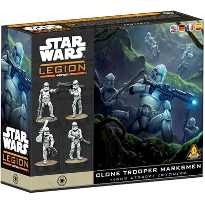 Asmodee , Star Wars: Legion – Clone Trooper Marksmen, Erweiterung, Atomic Mass Games, Tabletop, 2 Spieler, 14+ Jahre, 120-180 Minuten, Deutsch, Mehrsprachig Asmodee , Star Wars: Legion – Clone Trooper Marksmen, Erweiterung, Atomic Mass Games, Tabletop, 2 Spieler, 14+ Jahre, 120-180 Minuten, Deutsch, Mehrsprachig