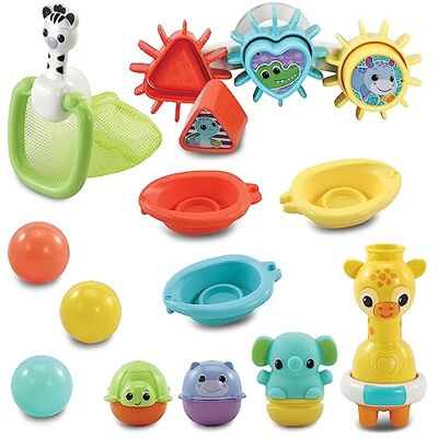 VTech Baby Badeset – 6-teilig mit 15 Elementen für Kinder 1-5 VTech Baby Badeset – 6-teilig mit 15 Elementen für Kinder 1-5