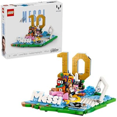 Lego Editions Lionel Messi – Fußball-Highlights Spielzeug 3D Modellbau mit Minifigur zum Sammeln Kinderzimmer Deko Geschenk für Jungen, Mädchen ab 10 Jahren und Erwachsene Sportfans 43011 Lego Editions Lionel Messi – Fußball-Highlights Spielzeug 3D Modellbau mit Minifigur zum Sammeln Kinderzimmer Deko Geschenk für Jungen, Mädchen ab 10 Jahren und Erwachsene Sportfans 43011