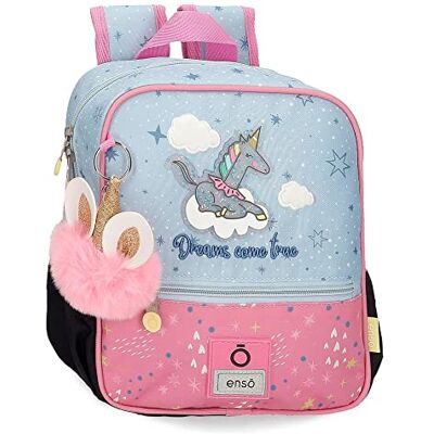 Enso Träume werden wahr Vorschulrucksack Anpassbar an Trolley Multicolor 23x25x10 cm Polyester Enso Träume werden wahr Vorschulrucksack Anpassbar an Trolley Multicolor 23x25x10 cm Polyester