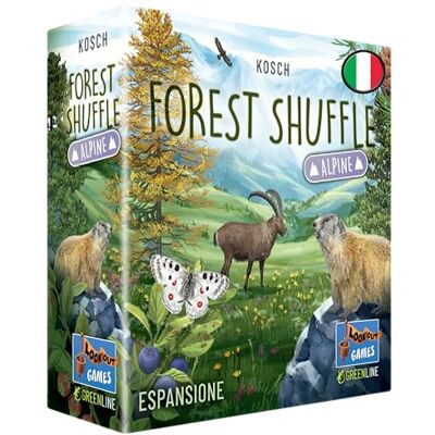 Asmodee Forest Shuffle: Alpine Erweiterung des Brettspiels, 2-5 Spieler, ab 10 Jahren, italienische Ausgabe Asmodee Forest Shuffle: Alpine Erweiterung des Brettspiels, 2-5 Spieler, ab 10 Jahren, italienische Ausgabe