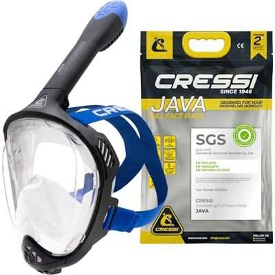 CRESSI seit 1946 Java Compact Fit Schnorchelmaske Erwachsene CRESSI seit 1946 Java Compact Fit Schnorchelmaske Erwachsene