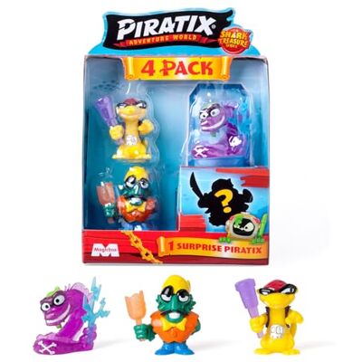 Piratix Sharkt Treasure Négyszög figura készlet - Akciófigurák Piratix Sharkt Treasure Négyszög figura készlet - Akciófigurák