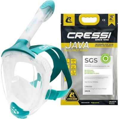 CRESSI seit 1946 Java Compact Fit Schnorchelmaske Erwachsene CRESSI seit 1946 Java Compact Fit Schnorchelmaske Erwachsene