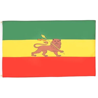 AZ FLAG Etiópia zászló oroszlánnal - 150x90 cm - Zászló AZ FLAG Etiópia zászló oroszlánnal - 150x90 cm - Zászló