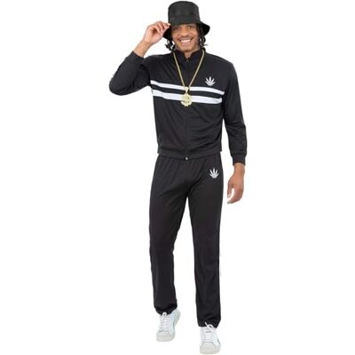 Smiffys 90s Running MC Tracksuit Costume Halloween und Karneval Smiffys 90s Running MC Tracksuit Costume Halloween und Karneval