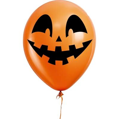 FIESTAS GUIRCA 10 x Kürbisgesicht-Luftballons (30 cm), Halloween-Dekoration und Kostümpartys, ideal für Feiern und Themenveranstaltungen, Orange und Schwarz FIESTAS GUIRCA 10 x Kürbisgesicht-Luftballons (30 cm), Halloween-Dekoration und Kostümpartys, ideal für Feiern und Themenveranstaltungen, Orange und Schwarz