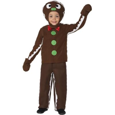 Smiffys Little Gingerbread Man Costume, Brown Halloween und Karneval Smiffys Little Gingerbread Man Costume, Brown Halloween und Karneval