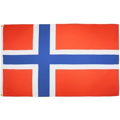 AZ - NorwayFlag150x90 - Poliészter - Két fém szem - Zászló AZ - NorwayFlag150x90 - Poliészter - Két fém szem - Zászló