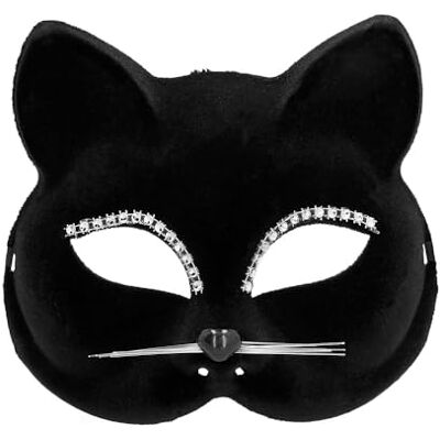 Boland Augenmaske Katze, Tiermaske, Maske für Kostüme, Karneval, Mottoparty und Halloween Boland Augenmaske Katze, Tiermaske, Maske für Kostüme, Karneval, Mottoparty und Halloween
