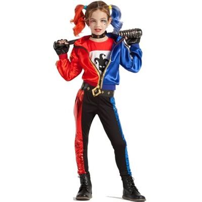 Boland Kinderkostüm Jester Fatale, Faschingskostüm, Kostümset für Halloween, Karneval und Mottoparty Boland Kinderkostüm Jester Fatale, Faschingskostüm, Kostümset für Halloween, Karneval und Mottoparty