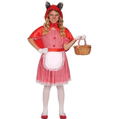 FIESTAS GUIRCA Rotkäppchen Halloween Kostüm Kinder (10-12 Jahre) Märchen Kostüm Karneval Fasching inkl. Kleid mit Schürze und Umhang Kostüm Kinder Halloween Mädchen Rot FIESTAS GUIRCA Rotkäppchen Halloween Kostüm Kinder (10-12 Jahre) Märchen Kostüm Karneval Fasching inkl. Kleid mit Schürze und Umhang Kostüm Kinder Halloween Mädchen Rot