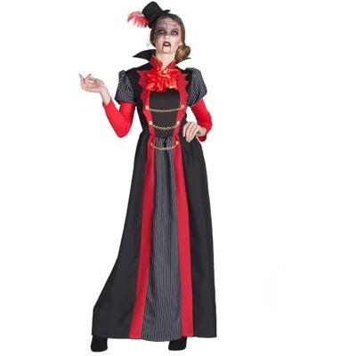 Boland Kostüm Vampir Lady für Erwachsene, Faschingskostüm, Kostümset für Halloween, Karneval und Mottoparty Boland Kostüm Vampir Lady für Erwachsene, Faschingskostüm, Kostümset für Halloween, Karneval und Mottoparty