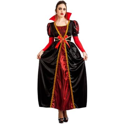 Boland Kostüm Vampir Prinzessin für Erwachsene, Faschingskostüm, Kostümset für Halloween, Karneval und Mottoparty Boland Kostüm Vampir Prinzessin für Erwachsene, Faschingskostüm, Kostümset für Halloween, Karneval und Mottoparty