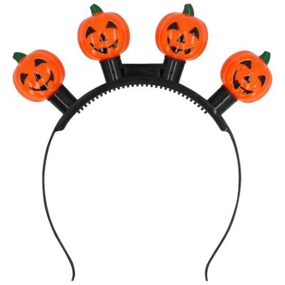 Boland 72328 LED Diadem Kürbis inkl. Batterie, Haarreif für Kostüme, Halloween und Karneval, Totenkopf Boland 72328 LED Diadem Kürbis inkl. Batterie, Haarreif für Kostüme, Halloween und Karneval, Totenkopf