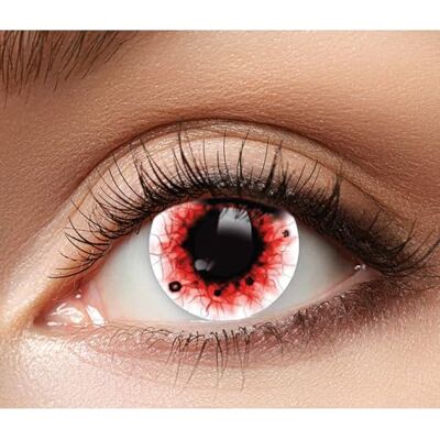 Boland Ein Paar 3-Monats Kontaktlinsen ohne Sehstärke, farbige Linsen für Halloween, Karneval, Cosplay und Mottoparty Boland Ein Paar 3-Monats Kontaktlinsen ohne Sehstärke, farbige Linsen für Halloween, Karneval, Cosplay und Mottoparty