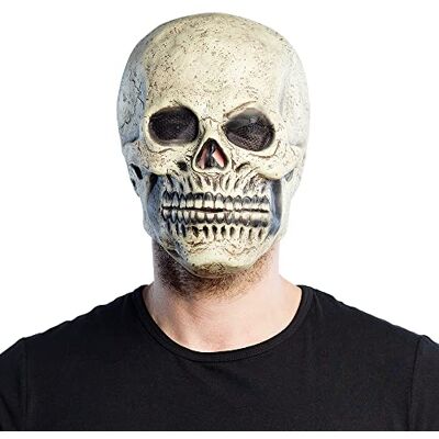 Boland Gruselige Latex Maske für Erwachsene Gesichtsmaske für Horror Kostüme, Karneval, Halloween und Mottoparty, Zombie, Killer Clown, Teufel Boland Gruselige Latex Maske für Erwachsene Gesichtsmaske für Horror Kostüme, Karneval, Halloween und Mottoparty, Zombie, Killer Clown, Teufel