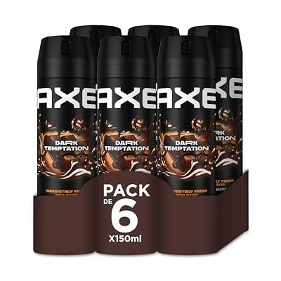 Axe Dark Temptation Deodorant, 150 ml, 6 Stück Axe Dark Temptation Deodorant, 150 ml, 6 Stück