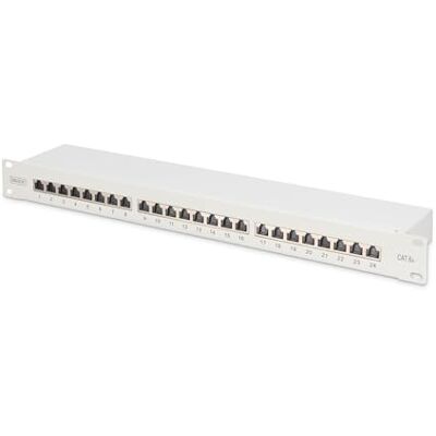 Digitus Professional Patch Panel RJ-45 X 24 Hellgrau RAL 7035 1U Digitus Professional Patch Panel RJ-45 X 24 Hellgrau RAL 7035 1U
