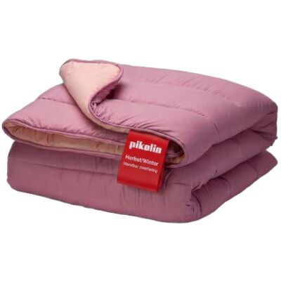 PIKOLIN Bettdecke 150 x 220 cm. Wende-Bettdecke mit 300g Daunen-Touch Faser, Warm und Atmungsaktiv, Ganzjahres-Steppdecke, Hochwertige Schlafdecke, Hypoallergen, Farbe Malve/Malve PIKOLIN Bettdecke 150 x 220 cm. Wende-Bettdecke mit 300g Daunen-Touch Faser, Warm und Atmungsaktiv, Ganzjahres-Steppdecke, Hochwertige Schlafdecke, Hypoallergen, Farbe Malve/Malve
