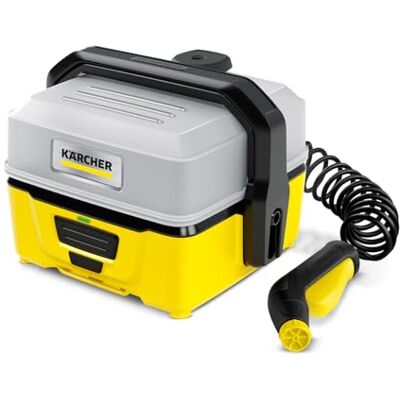 Kärcher Druckreiniger OC 3, Niederdruck Lithium-Ionen-Akku, Fördermenge: 2 l/h, Gewicht: 2,2 kg, Wassertank: 4 l, Spiralschlauch: 2,8 m, Flachstrahldüse Kärcher Druckreiniger OC 3, Niederdruck Lithium-Ionen-Akku, Fördermenge: 2 l/h, Gewicht: 2,2 kg, Wassertank: 4 l, Spiralschlauch: 2,8 m, Flachstrahldüse
