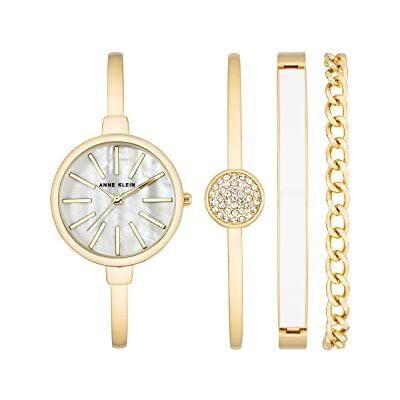 Anne Klein Women's Bangle Watch and Bracelet Set Gold Anne Klein Women's Bangle Watch and Bracelet Set Gold