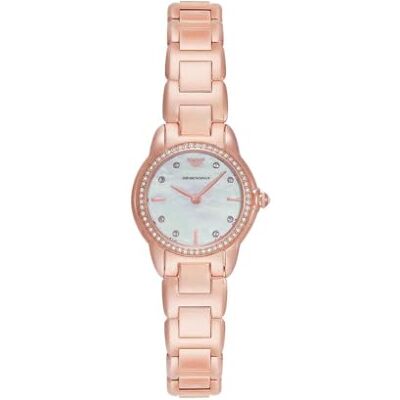 Giorgio Armani Montre Pour Femmes, 26mm Mouvement à Quartz Deux aiguilles Avec Bracelet en Acier inoxydable ou en Cuir Giorgio Armani Montre Pour Femmes, 26mm Mouvement à Quartz Deux aiguilles Avec Bracelet en Acier inoxydable ou en Cuir