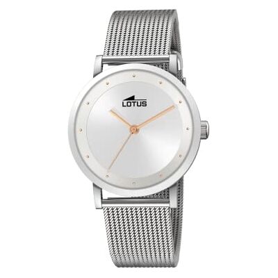 Lotus Damenuhr Analog aus Edelstahl 316l Silberfarben Lotus Damenuhr Analog aus Edelstahl 316l Silberfarben