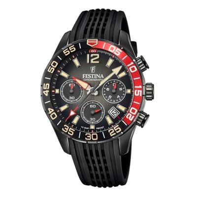 Festina Herrenuhr Analog aus Kautschuk Schwarz F20518/3 Festina Herrenuhr Analog aus Kautschuk Schwarz F20518/3