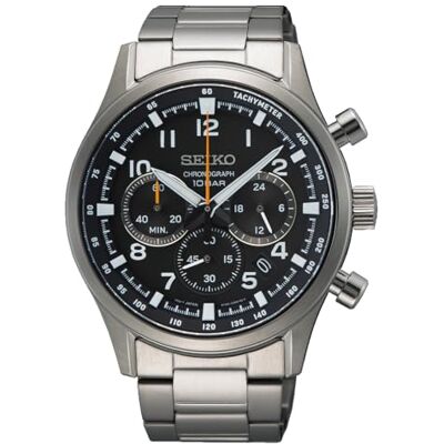 Seiko Herren-Uhr Chronograph mit Edelstahlband SSB447P1 Seiko Herren-Uhr Chronograph mit Edelstahlband SSB447P1