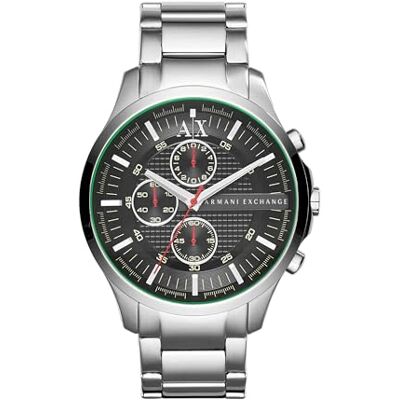 Giorgio Armani Watch For Men, Chronograph Movement and 46mm Case Size with Stainless steel, Leather or Silicone strap Giorgio Armani Watch For Men, Chronograph Movement and 46mm Case Size with Stainless steel, Leather or Silicone strap