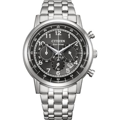 Citizen Herrenuhr Edelstahl, Schwarz, 42 mm, CA4630-53E Citizen Herrenuhr Edelstahl, Schwarz, 42 mm, CA4630-53E