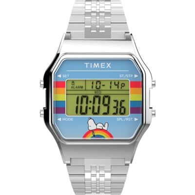 Timex Unisex Digital Armbanduhr Peanuts 80 Timex Unisex Digital Armbanduhr Peanuts 80