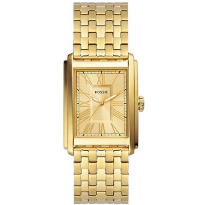 Fossil Carraway Uhr für Herren, Quarz-Dreizeigerwerk mit Leder- oder Edelstahlarmband Fossil Carraway Uhr für Herren, Quarz-Dreizeigerwerk mit Leder- oder Edelstahlarmband