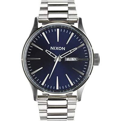Nixon Armbanduhr Sentry Edelstahl Blue Sunray Nixon Armbanduhr Sentry Edelstahl Blue Sunray