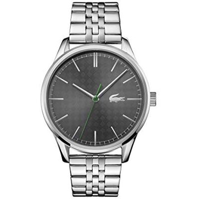 Lacoste Analog Quarzuhr für Herren Kollektion Vienna mit Silbernes Edelstahlarmband 2011073 Lacoste Analog Quarzuhr für Herren Kollektion Vienna mit Silbernes Edelstahlarmband 2011073