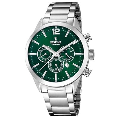 Festina Herrenuhr Analog aus Edelstahl 316l F20343/B Festina Herrenuhr Analog aus Edelstahl 316l F20343/B