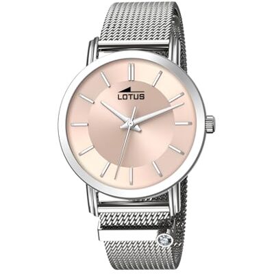 Lotus Damenuhr Analog aus Edelstahl 316l Silberfarben Lotus Damenuhr Analog aus Edelstahl 316l Silberfarben
