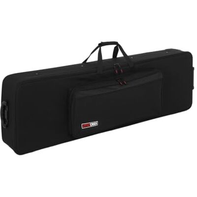 Gator Cases Leichter Keyboard-Rollkoffer für schlanke, extra lange 88-Tasten-Keyboards und E-Pianos (GK-88 SLXL) Gator Cases Leichter Keyboard-Rollkoffer für schlanke, extra lange 88-Tasten-Keyboards und E-Pianos (GK-88 SLXL)