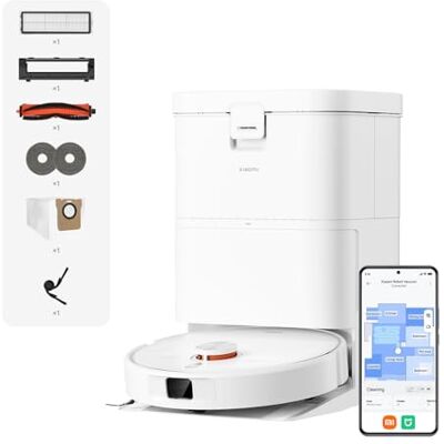 Xiaomi H50 Saugroboter mit Wischfunktion, 10.000 Pa, Wischpad-Anhebung Anti-Tangle-System, automatische Staubentleerung, Wischpad-Reinigung, Lufttrocknung, selbstreinigendes Waschbrett Xiaomi H50 Saugroboter mit Wischfunktion, 10.000 Pa, Wischpad-Anhebung Anti-Tangle-System, automatische Staubentleerung, Wischpad-Reinigung, Lufttrocknung, selbstreinigendes Waschbrett