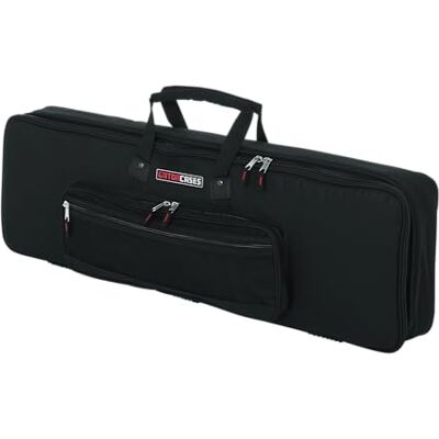 Gator Cases GKB Serie gepolsterte Keyboardtasche für 61-Tasten Keyboards (GKB-61-SLIM), Schwarz Gator Cases GKB Serie gepolsterte Keyboardtasche für 61-Tasten Keyboards (GKB-61-SLIM), Schwarz
