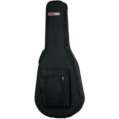 Gator Cases GL-Classic Gitarrenkoffer – Leichter Hybrid-Koffer für Klassische Akustikgitarren, robuster Schutz mit Tragegriff & Zubehörfach – Schwarz (GL-Classic) Gator Cases GL-Classic Gitarrenkoffer – Leichter Hybrid-Koffer für Klassische Akustikgitarren, robuster Schutz mit Tragegriff & Zubehörfach – Schwarz (GL-Classic)